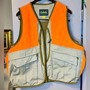 Cabela's M. High-Visibility Orange and Tan Hunting Vest